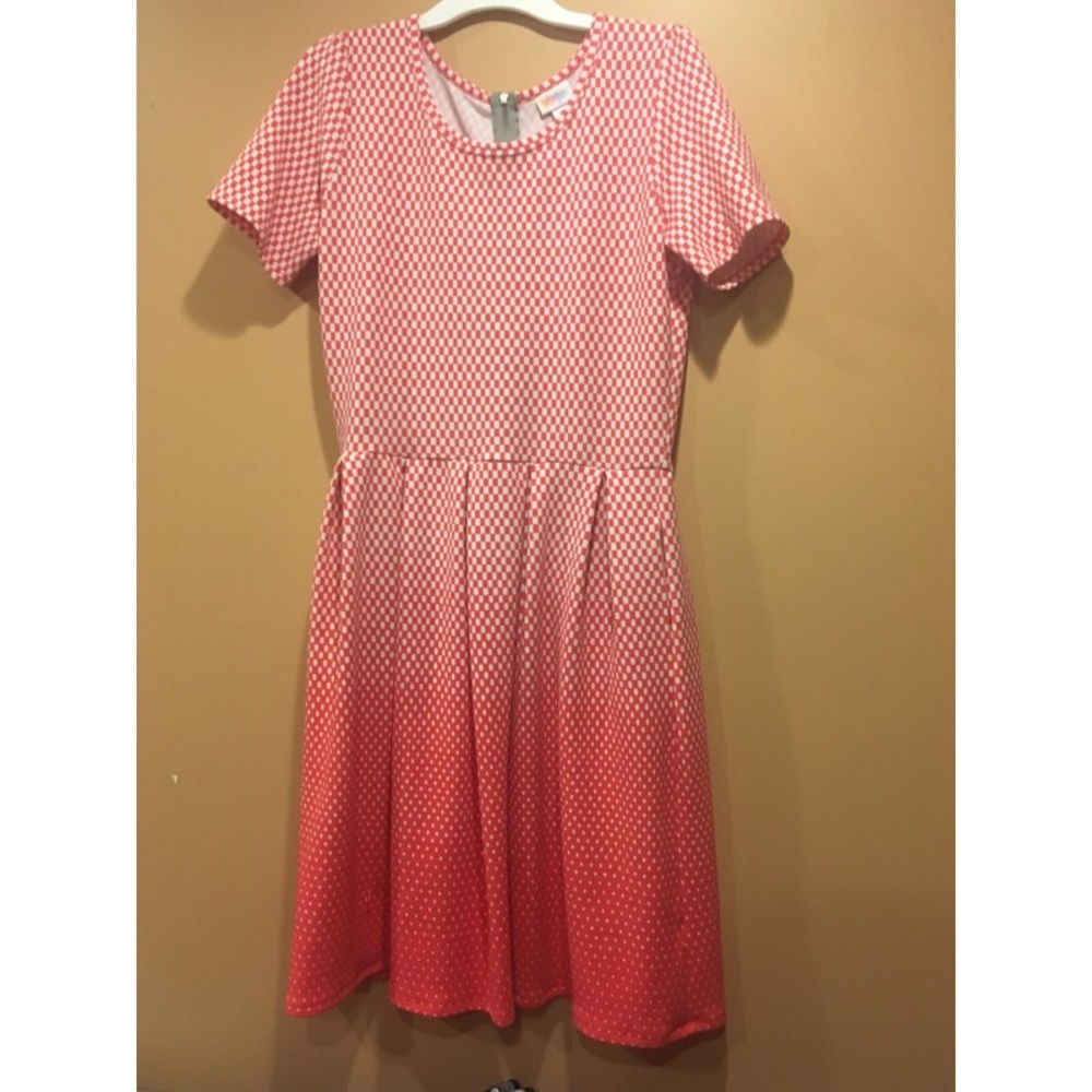 2XL Coral Amelia Lularoe